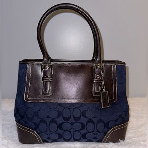 Coach Classic Jacquard Blue F11220 Coach